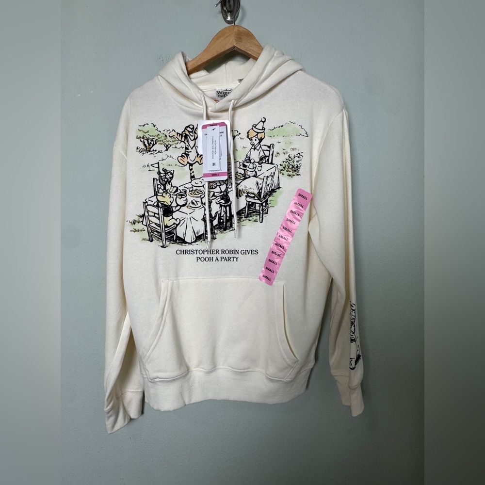 NWT Disney Hoodie Winnie The Pooh Hoodie “Christopher Robin Gives Pooh a Party"